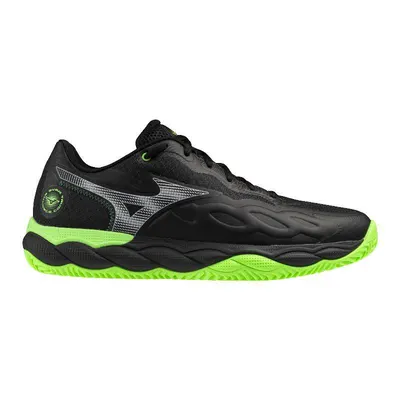 Mizuno Wave Enforce Court Pádel Negro/verde 61gb2437