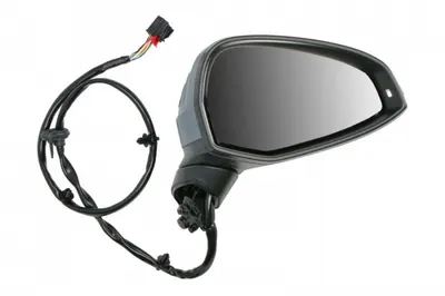 Oglinda exterioara stanga (electric, cu memorie, asferic, cu incalzire, subacoperit, cu semnalizator) potrivit AUDI A4 B9 05.15