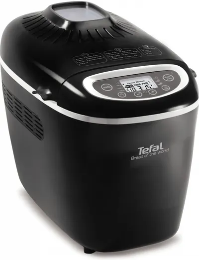 Maşină de pâine Tefal - PF611838, 1600W, 19 programe, neagră