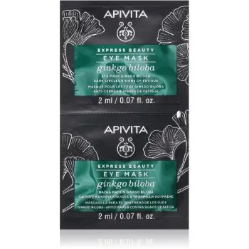 Apivita Express Beauty Eye Mask Gingko Biloba mască pentru zona ochilor impotriva cearcanelor