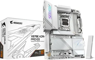 Placă de bază Gigabyte - X870E AORUS PRO ICE, AM5