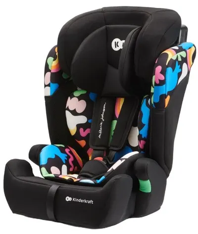 Scaun auto KinderKraft - Comfort Up, i-Size, 76-150 cm, Happy Shapes