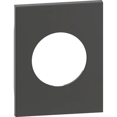 Placa 3 module adecvata pentru prize standard german Bticino Living Now KG04M3, negru