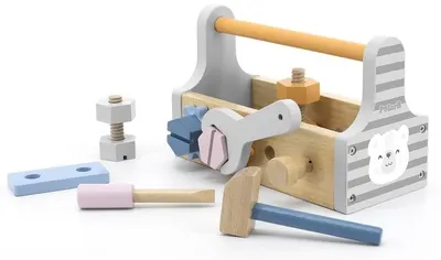 Set din lemn Viga Polar B - Unelte pentru copii