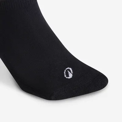 Șosete scurte tenis RS100, 3 perechi, negru