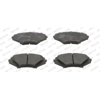 Set placute frana, frana disc FERODO FDB1758
