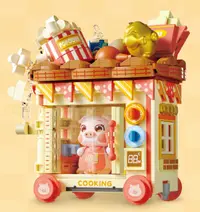 Constructor Wonder Moon - Colț mobil de popcorn, 488 piese