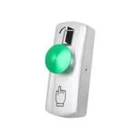 Buton de iesire tip ciuperca LinkPower ML-909G, 12/24 V, NO/COM, aliaj aluminiu