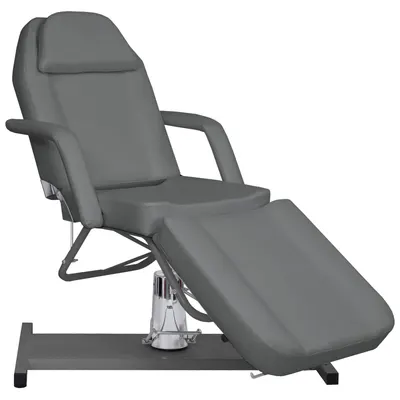 vidaXL Masă de masaj, gri, 180x62x(87-112) cm