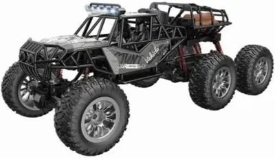 Buggy metalic cu telecomandă Sonne - Godzilla, cu lumini, gri