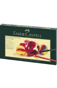 Set 20 creioane colorate Polychromos + 4 creioane Grafit + Guma de sters + Ascutitoare