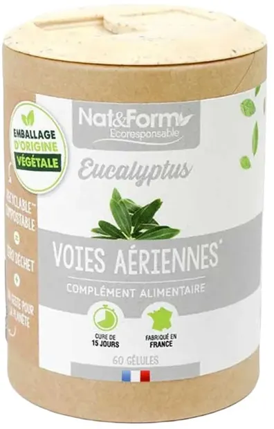 Bio eucalipt, frunze, 60 capsule, Nat&Form