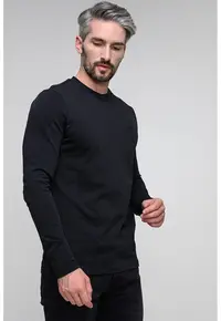 Bluza slim fit Arlington - Negru