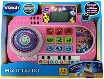 Jucărie pentru copii Vtech - Mixer DJ interactiv, Mix It Up, roz