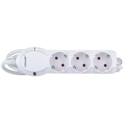 Prelungitor LOHUIS, 3 prize, protectie copii, 3 m