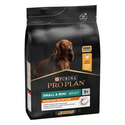 Hrana uscata pentru caini Pro Plan Small Mini Adult cu pui 3 kg