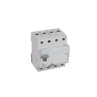 Intrerupator diferential - 4P 400 V~ - 100 mA - 80 A - tip A