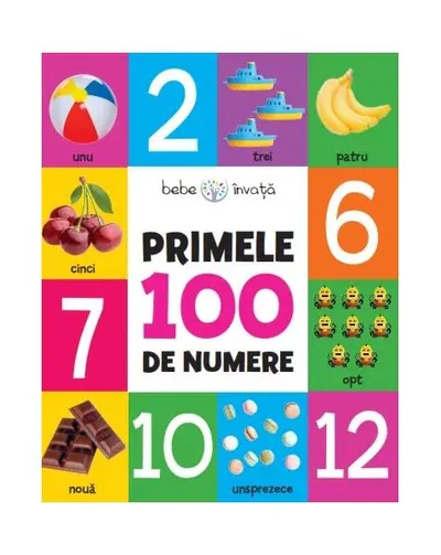 Bebe învață. Primele 100 de numere - Hardcover - ***