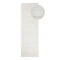 Covor tip traversă alb țesut manual din amestesc de lână 80x230 cm Sculptured Wave – Flair Rugs