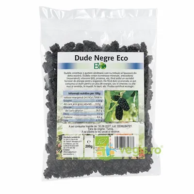 Dude Negre Uscate Ecologice/Bio 200g