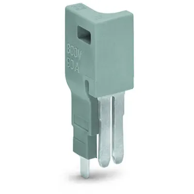 Step-down jumper; insulated; from 285-13x to 2010 and 2016 Series TOPJOB®S terminal blocks; Nominal current 90 A; gray