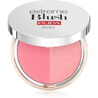 PUPA Milano Extreme Blush Duo fard de obraz compact culoare 140 - Radiant Flamingo - Glow Creamy 4 g