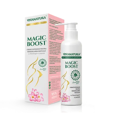 Crema intensiva pentru remodelarea bustului Magic Boost, 145ml, VivaNatura