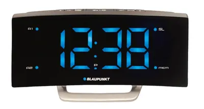 Boxă radio cu ceas Blaupunkt - CR7USB, neagră