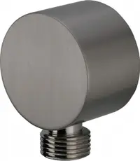 Racord unghiular rotund, pentru furtun de dus, 50x28 mm, titan, Deante Cascada