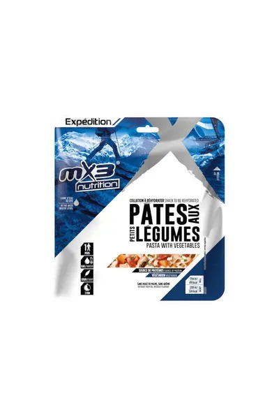 Mâncare liofilizată - Paste cu legume 125g