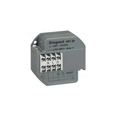 Single pole latching relay - silent - 10 A - surface-mounting
