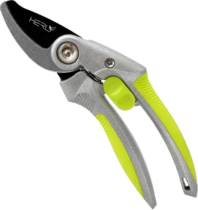 Foarfece de viță de vie Herly - Pro, 208 mm, cu mânere din aluminiu