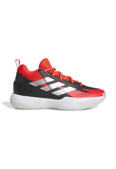 Pantofi mid-cut Cross Em Up pentru baschet - Negru/Rosu vermillion