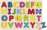 Puzzle din lemn Goki - Puzzle alfabetic