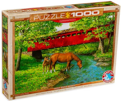 Puzzle Eurographics din 1000 de piese - Apa dulce sub pod, Persis Clayton Weyrs