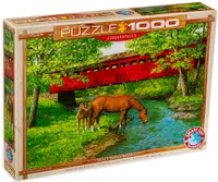 Puzzle Eurographics din 1000 de piese - Apa dulce sub pod, Persis Clayton Weyrs