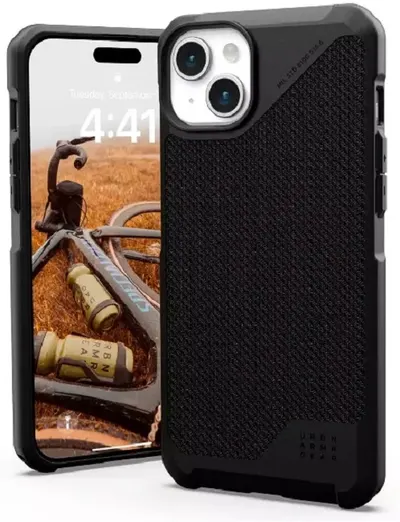 Husă UAG - Metropolis LT Kevlar MagSafe, iPhone 15 Plus, negru