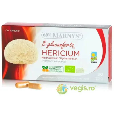 Hericium (Coama Leului) - Sistem Nervos, Imunitate, Digestie 30cps