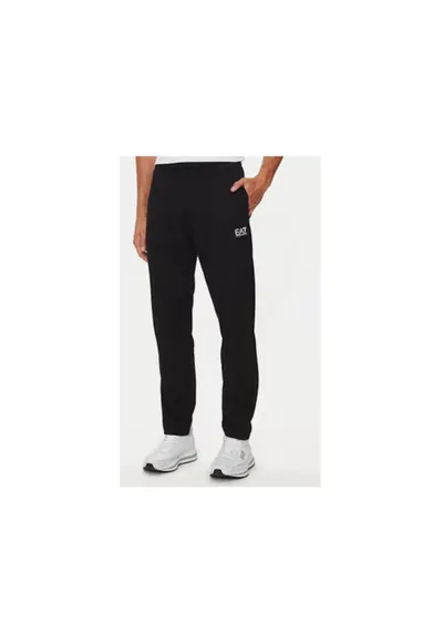 Pantaloni de trening barbati Emporio Armani - 8NPP65 PJVRZ - Bumbac - Negru - Negru