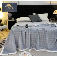 Patura CoCoLiNo, Jojo Home, 200x230cm, tip Blanita Wave, Gri deschis
