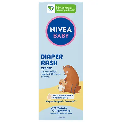 Crema pentru iritatia de scutec Baby, 100ml, Nivea