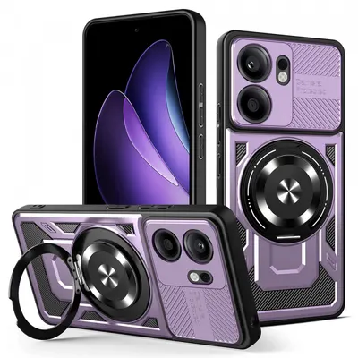 Husa pentru Oppo Reno13 FS 5G / Reno13 F 4G / Reno13 F, Techsuit, RuggedCam, Mov