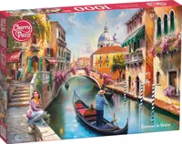 Puzzle Cherry Pazzi din 1000 piese - Vară la Veneția