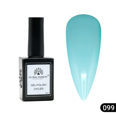 Oja semipermanentă Global Fashion, Gel polish Elite Glow 15 ml, 99 Engros