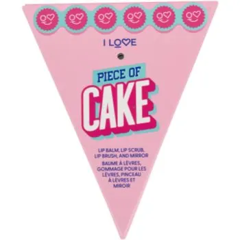 I Love Piece of Cake set cadou de buze