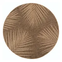 Covor pentru exterior și interior maro rotund ø 120 cm Timber 1403 – Ayyildiz Carpets