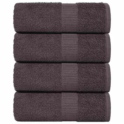 Gossi lavete 4 buc antracit 15x21 cm 360 g/m2 100% bumbac