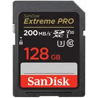 Card Memorie SDXC SanDisk Extreme Pro, 128Gb, Clasa 10 / UHS-1 U3 SDSDXXD-128G-GN4IN