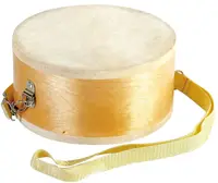 Instrument muzical din lemn Nowa Szkola - Toba cu centura si betisoare, 20 cm