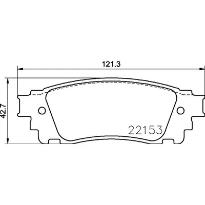 Set placute frana, frana disc BREMBO P 83 166